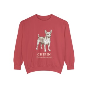 Chipin Latin Sweatshirt, Crimson, front view