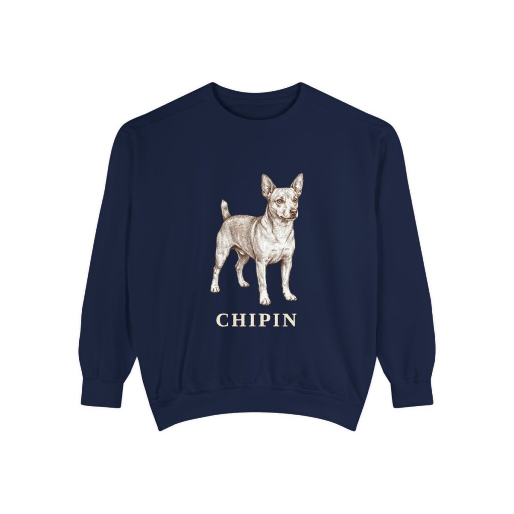 Chipin Sweatshirt, True Navy, front view