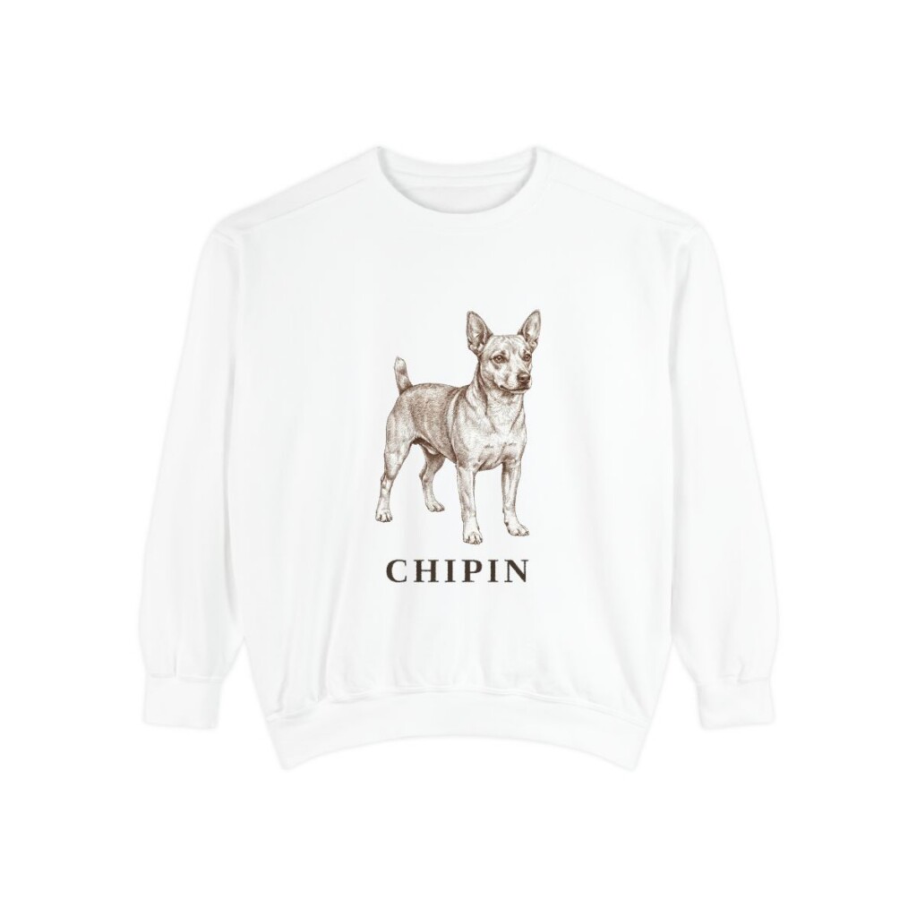 Chipin Sweatshirt, White, front view