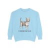 Chiweenie Sweatshirt, Chambray, front view
