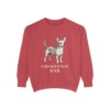 Chiweenie Dad Sweatshirt, Crimson, front view