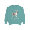 Chiweenie Dad Sweatshirt, Seafoam, front view