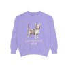 Chiweenie Dad Sweatshirt, Violet, front view