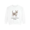 Chiweenie Dad Sweatshirt, White, front view