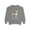 Chiweenie Sweatshirt, Grey, front view