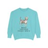 chiweenie-sweatshirt-humor-chalky-mint Chiweenie Humor Sweatshirt, Chalky Mint, front view