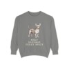 chiweenie-sweatshirt-humor-grey Chiweenie Humor Sweatshirt, Grey, front view
