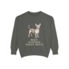 chiweenie-sweatshirt-humor-pepper Chiweenie Humor Sweatshirt, Pepper, front view