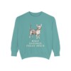 chiweenie-sweatshirt-humor-seafoam Chiweenie Humor Sweatshirt, Seafoam, front view