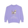 chiweenie-sweatshirt-humor-violet Chiweenie Humor Sweatshirt, Violet, front view