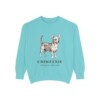 Chiweenie Latin Sweatshirt, Chalky Mint, front view