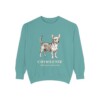 Chiweenie Latin Sweatshirt, Seafoam, front view