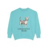 Chiweenie Mom Sweatshirt, Chalky Mint, front view