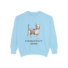 Chiweenie Mom Sweatshirt, Chambray, front view