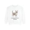 Chiweenie Mom Sweatshirt, White, front view