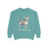 Chiweenie Sweatshirt, Seafoam, front view