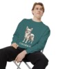 Chorkie Sweatshirt, Blue Spruce, person 1 context