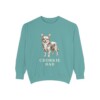 chorkie-sweatshirt-dad-seafoam Chorkie Dad Sweatshirt, Seafoam, front view