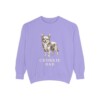 chorkie-sweatshirt-dad-violet Chorkie Dad Sweatshirt, Violet, front view