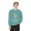 Chorkie Humor Sweatshirt, Seafoam, person 1 front