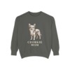 chorkie-sweatshirt-mom-pepper Chorkie Mom Sweatshirt, Pepper, front view