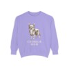 chorkie-sweatshirt-mom-violet Chorkie Mom Sweatshirt, Violet, front view