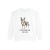 chorkie-sweatshirt-mom-white Chorkie Mom Sweatshirt, White, front view
