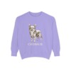 Chorkie Sweatshirt, Violet, front view