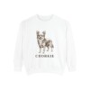 Chorkie Sweatshirt, White, front view