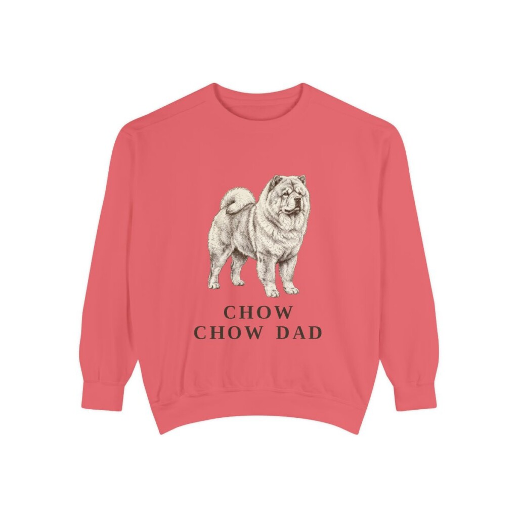 Chow Chow Dad Sweatshirt, Watermelon, front view