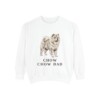 Chow Chow Dad Sweatshirt, White, front view