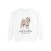 Chow Chow Humor Sweatshirt, White, front view