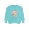 Chow Chow Latin Sweatshirt, Chalky Mint, front view