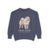 Chow Chow Latin Sweatshirt, Denim, front view