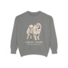 Chow Chow Latin Sweatshirt, Grey, front view