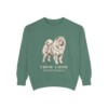 Chow Chow Latin Sweatshirt, Light Green, front view