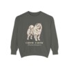 Chow Chow Latin Sweatshirt, Pepper, front view