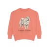 Chow Chow Latin Sweatshirt, Terracotta, front view