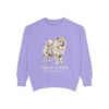 Chow Chow Latin Sweatshirt, Violet, front view