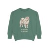 Chow Chow Sweatshirt, Light Green, front view