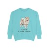 Chow Chow Mom Sweatshirt, Chalky Mint, front view