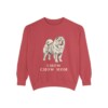 Chow Chow Mom Sweatshirt, Crimson, front view