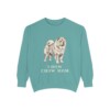 Chow Chow Mom Sweatshirt, Seafoam, front view