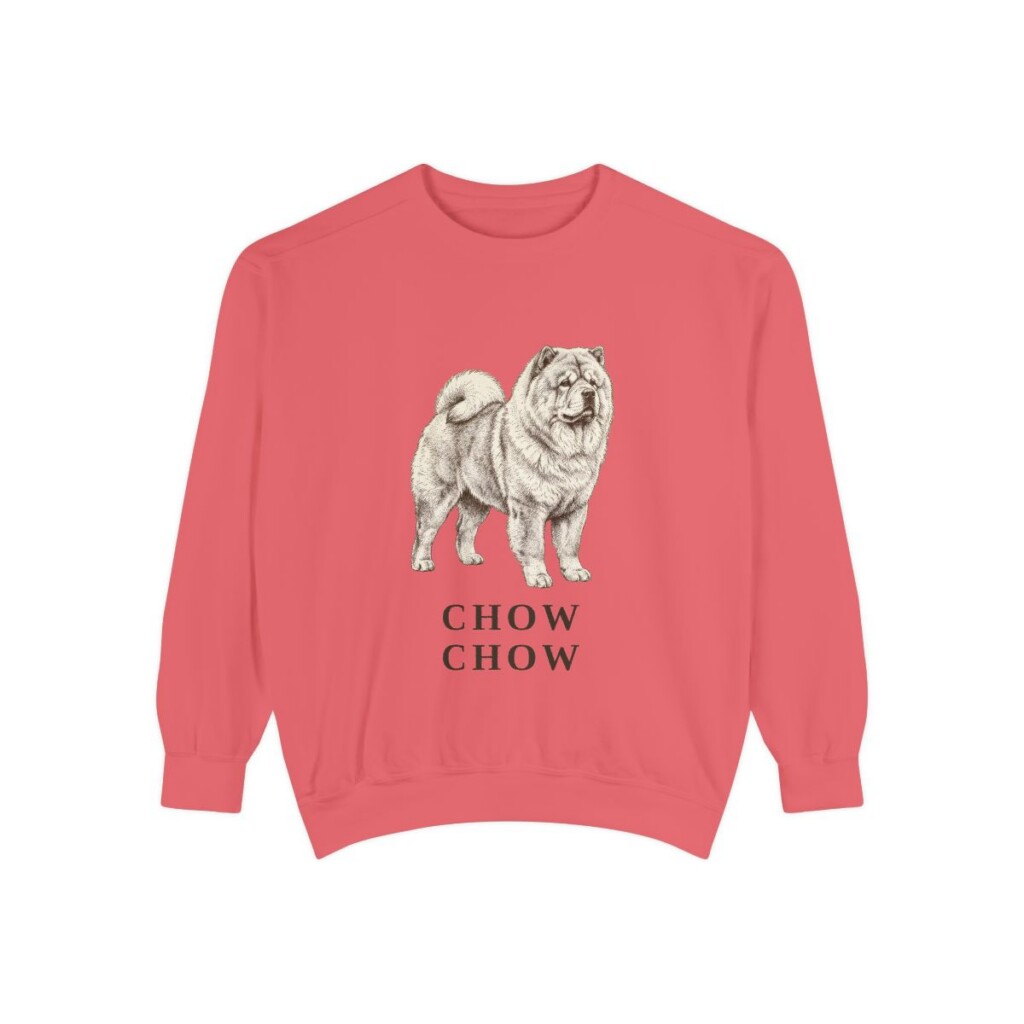 Chow Chow Sweatshirt, Watermelon, front view