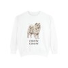 Chow Chow Sweatshirt, White, front view