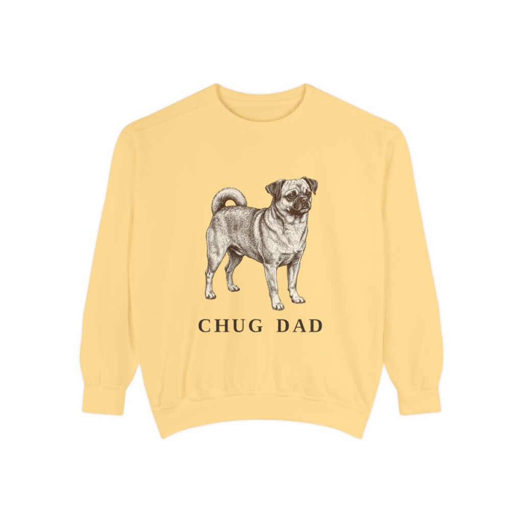 Chug Dad Sweatshirt, Butter, front view
