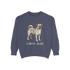 Chug Dad Sweatshirt, Denim, front view