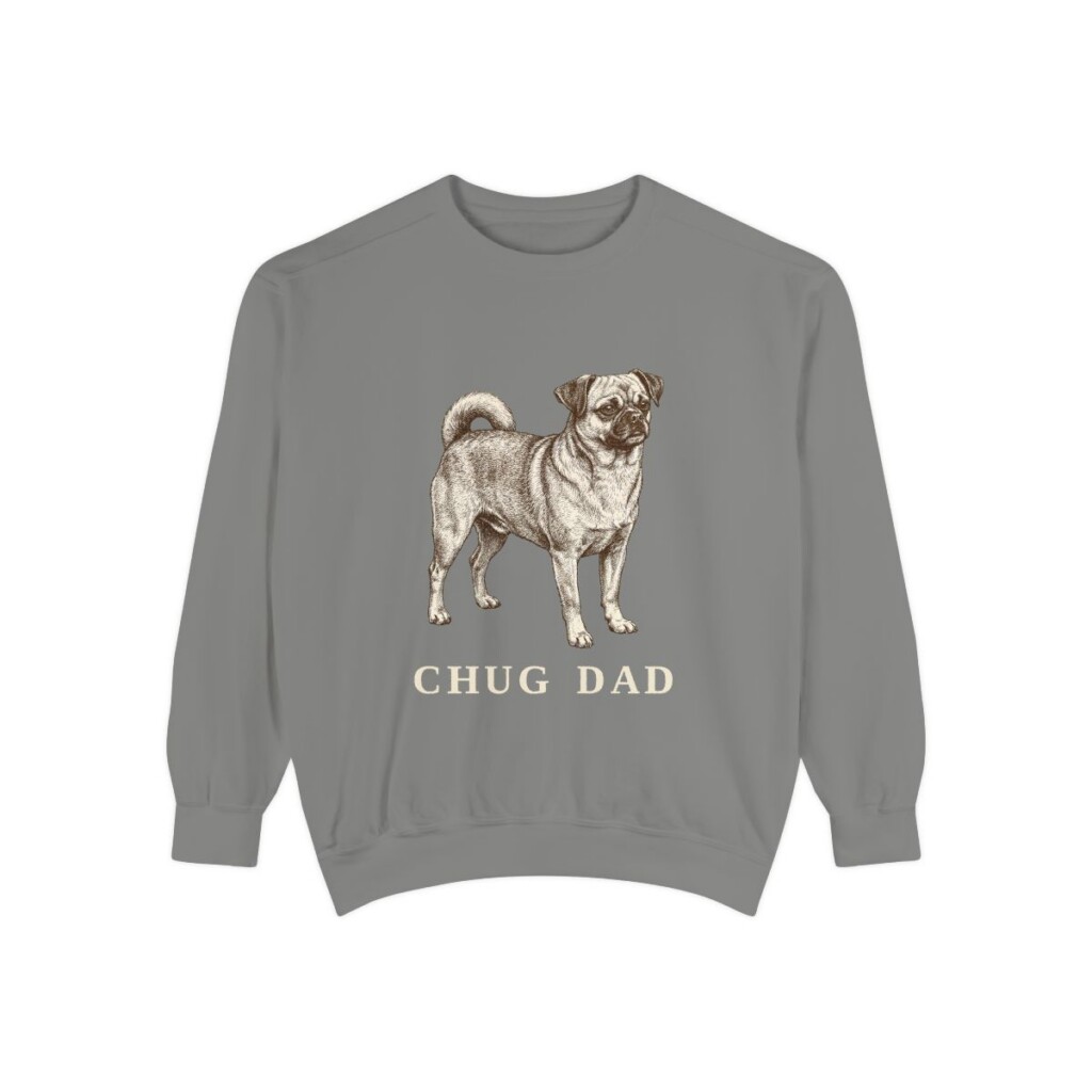 Chug Dad Sweatshirt, Grey, front view