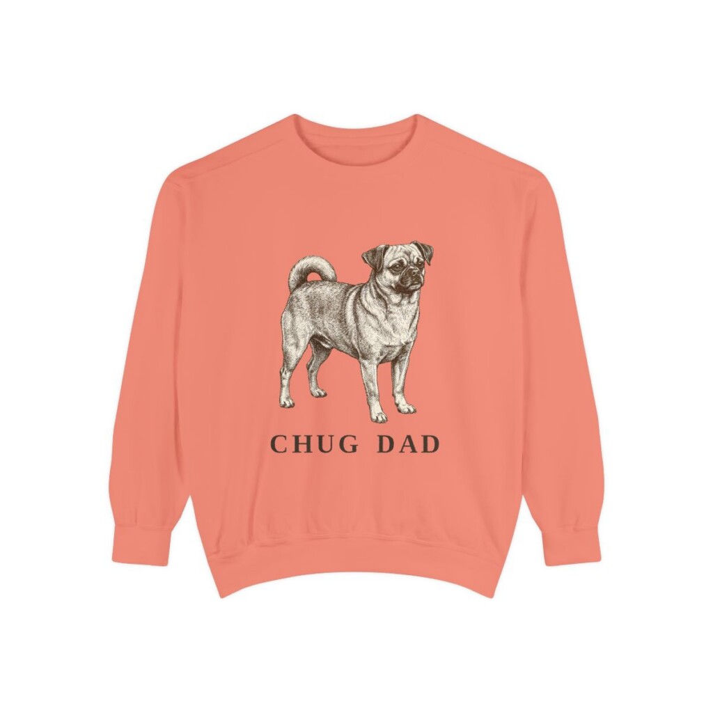 Chug Dad Sweatshirt, Terracotta, front view