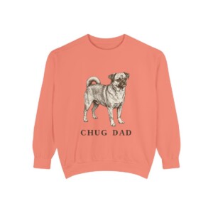 Chug Dad Sweatshirt, Terracotta, front view